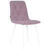 Стул обеденный DOBRIN CHILLY ROMBO, Лавандовый Simple 48, основание белый