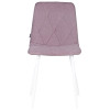 Стул обеденный DOBRIN CHILLY ROMBO, Лавандовый Simple 48, основание белый