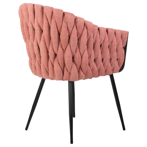 Стул обеденный DOBRIN MATILDA, розовая ткань (LAR 275-10)
