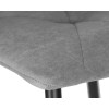 Стул обеденный DOBRIN CHILLY ROMBO, Серый Simple 33, основание черное