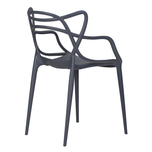 Набор 4 шт Стул обеденный DOBRIN MASTERS, серо-синий (NX-GR-16)