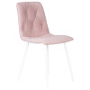 Стул обеденный DOBRIN CHILLY ROMBO, Розовый Simple 03, основание белый