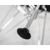 Стул обеденный DOBRIN BUTTERFLY CHROME, ножки хром, цвет кремовый
