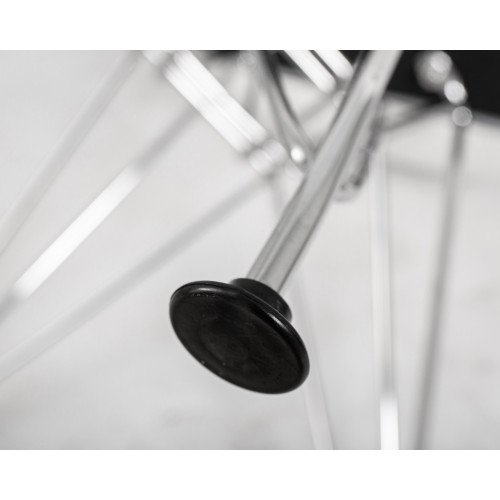 Стул обеденный DOBRIN BUTTERFLY CHROME, ножки хром, цвет кремовый
