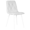 Стул обеденный DOBRIN CHILLY ROMBO, Светло-серый Simple 29, основание белое