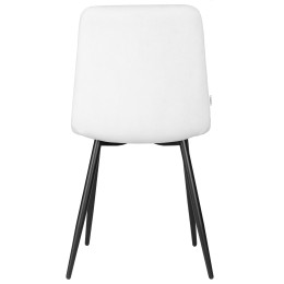 Стул обеденный DOBRIN CHILLY ROMBO, Светло-серый Simple 29, основание черный