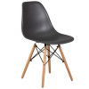 Набор 2 шт Стул обеденный DOBRIN DSW, ножки светлый бук, цвет тёмно-серый (GR-04)