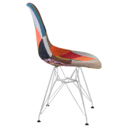 Набор 3 шт Стул обеденный DOBRIN DSR, ножки хром, цвет мозайка