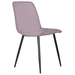 Набор 4 шт Стул обеденный DOBRIN CHILLY ROMBO, Лавандовый Simple 48, основание черное