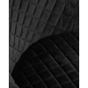 Стул обеденный DOBRIN RICHARD, черные матовые ножки, черный велюр (V108-77)