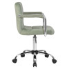 Набор 2 шт Офисное кресло для персонала DOBRIN TERRY, мятный велюр (MJ9-87)