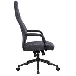 Офисное кресло для руководителей DOBRIN LOKI, антрацит (VRH230-01)
