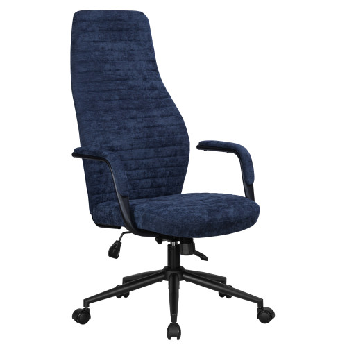 Офисное кресло для руководителей DOBRIN LOKI, синий (VRH230-25)