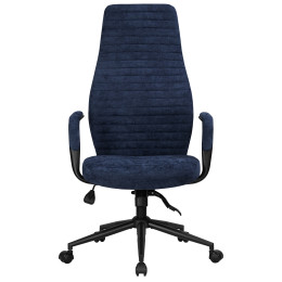 Офисное кресло для руководителей DOBRIN LOKI, синий (VRH230-25)