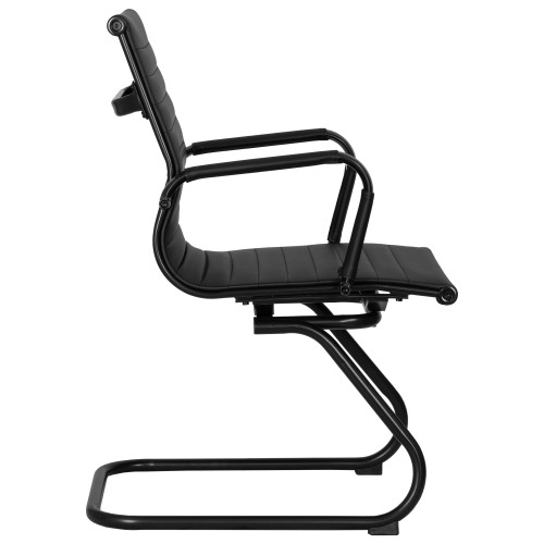 Офисное кресло для посетителей DOBRIN CODY BLACK, чёрный