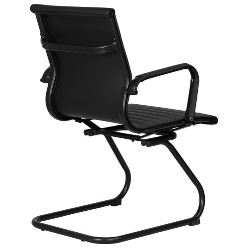 Офисное кресло для посетителей DOBRIN CODY BLACK, чёрный