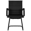 Офисное кресло для посетителей DOBRIN CODY BLACK, чёрный
