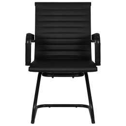 Офисное кресло для посетителей DOBRIN CODY BLACK, чёрный