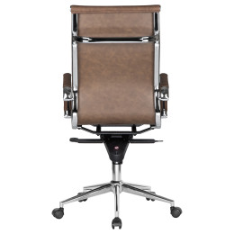 Офисное кресло для руководителей DOBRIN CLARK, коричневый лофт №320