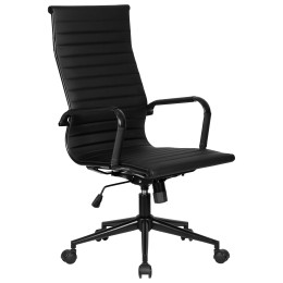 Офисное кресло для руководителей DOBRIN CLARK SIMPLE BLACK, чёрный