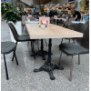 Подстолье чугунное для ресторана, черное, серия Bistrot, артикул 3066 тяжелое