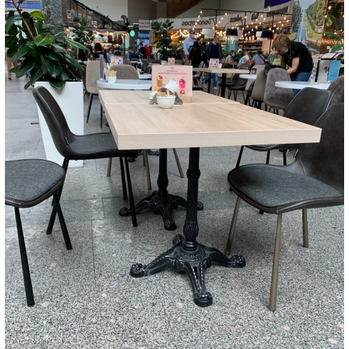 Подстолье чугунное для ресторана, черное, серия Bistrot, артикул 3066 тяжелое