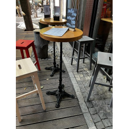 Основание стола из чугуна 110 см черное, для бара, серия Bistrot, модель 3063H барное