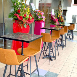 Основание стола из чугуна 110 см черное, для бара, серия Bistrot, модель 3063H барное