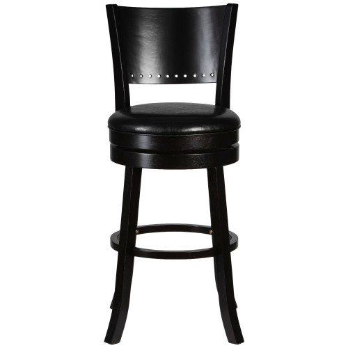 Набор 2 шт Вращающийся полубарный стул DOBRIN TONY COUNTER, капучино, черный