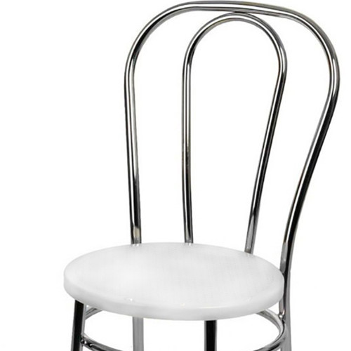 Стул Венский с пластиковым сиденьем СРП-075 (спинка две дуги)