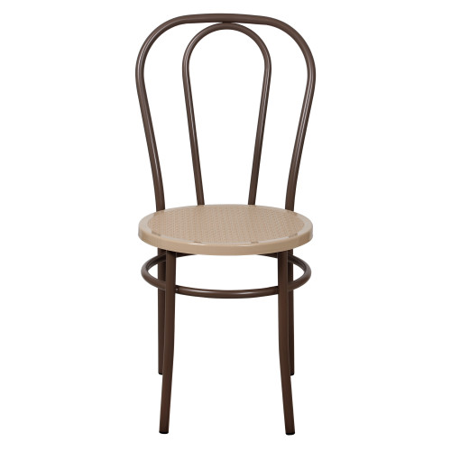 Стул Венский с пластиковым сиденьем СРП-075 (спинка две дуги)