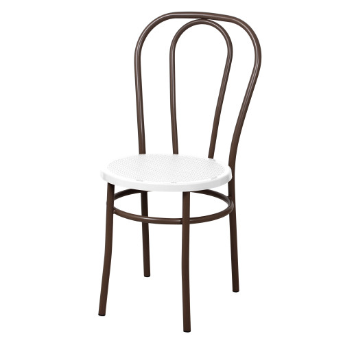 Стул Венский с пластиковым сиденьем СРП-075 (спинка две дуги)