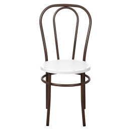 Стул Венский с пластиковым сиденьем СРП-075 (спинка две дуги)