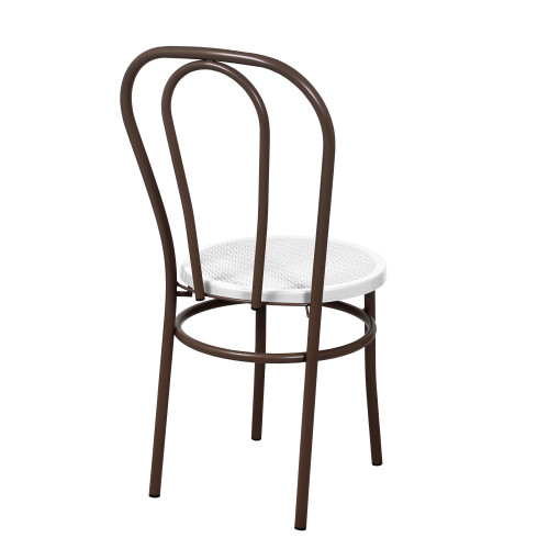 Стул Венский с пластиковым сиденьем СРП-075 (спинка две дуги)