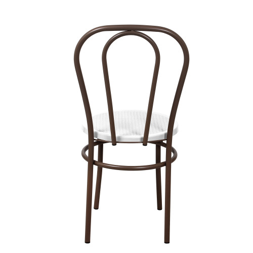 Стул Венский с пластиковым сиденьем СРП-075 (спинка две дуги)