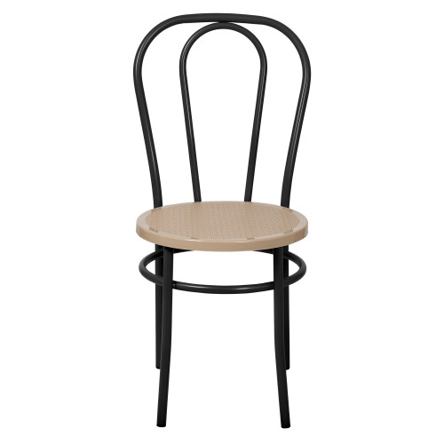 Стул Венский с пластиковым сиденьем СРП-075 (спинка две дуги)