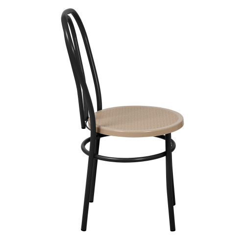 Стул Венский с пластиковым сиденьем СРП-075 (спинка две дуги)