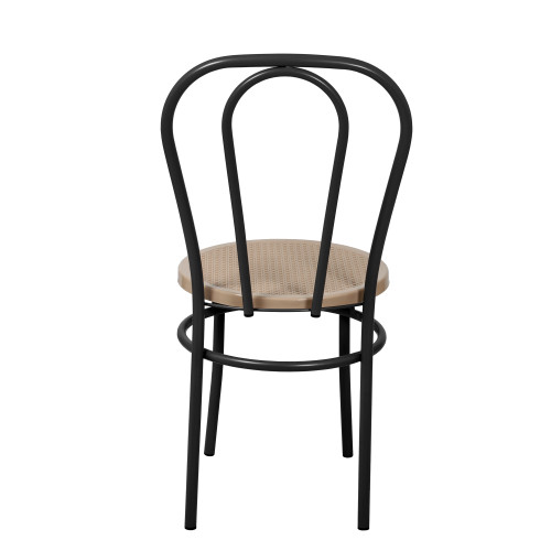 Стул Венский с пластиковым сиденьем СРП-075 (спинка две дуги)