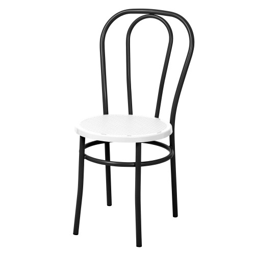 Стул Венский с пластиковым сиденьем СРП-075 (спинка две дуги)