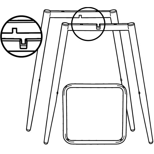 Cтул Аура барный СРП-632 (разборный каркас)