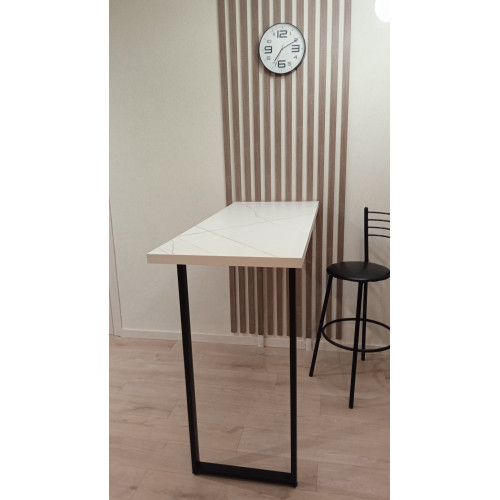 БАРНАЯ СТОЛЕШНИЦА 38 мм. Белый мрамор