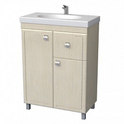 Тумба Толедо под ум-ник Ringo 50см, с 1-им ящиком, выбеленный дуб 27336