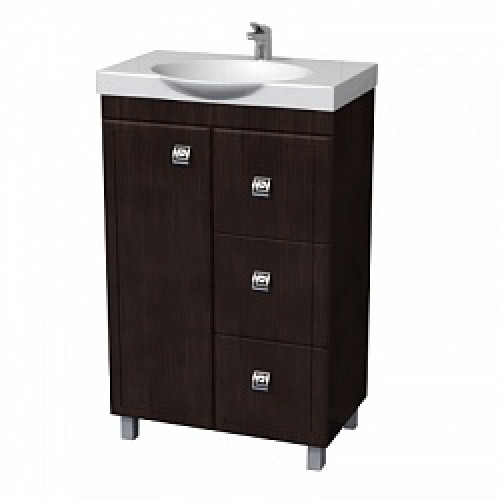 Тумба Толедо под ум-ник Infinity 65см, с 3-мя ящиками, венге 27349