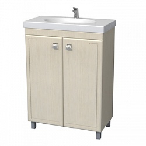 Тумба Толедо под ум-ник Next 60см, 2-х дверная, выбеленный дуб 27330