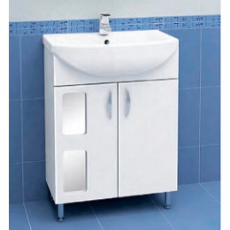 Тумба под ум-ник "Элеганс" 65 см на ножках белая 15939