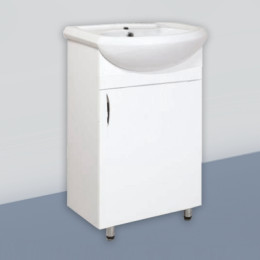 Комплект мебели  "Эко-45" (зеркало, тумба, умывальник Уют 45, Киров)