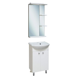 Комплект мебели  "Эко-55" (зеркало, тумба, умывальник Classic-55)