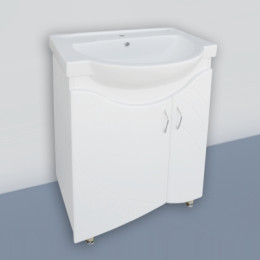 Тумба "Лео 65" с  умывальником  "Акцент 65"