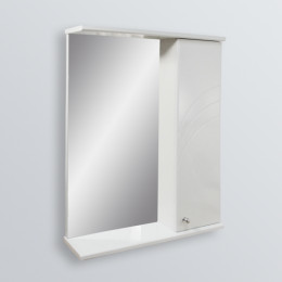 Зеркало "Бриз 55"  правое со шкафчиком