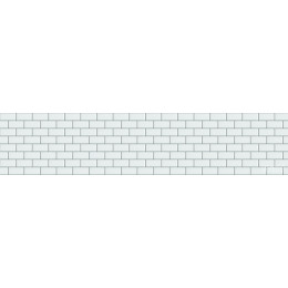 КУХОННЫЙ ФАРТУК Бланше грань Белая